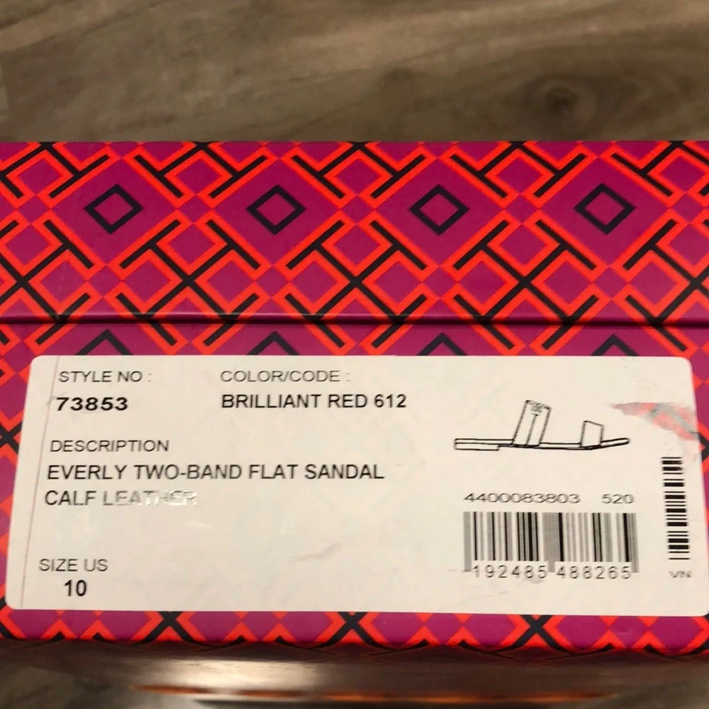 🔥🔥TORY BURCH Everly Leather Slide sandal